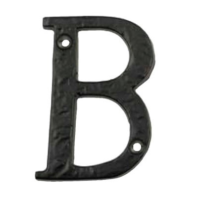 Wrought Iron House Letter B