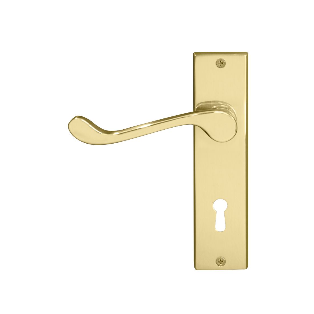 Victorian Lever Lock Polished Brass Victorian Lever Lock Polished Brass