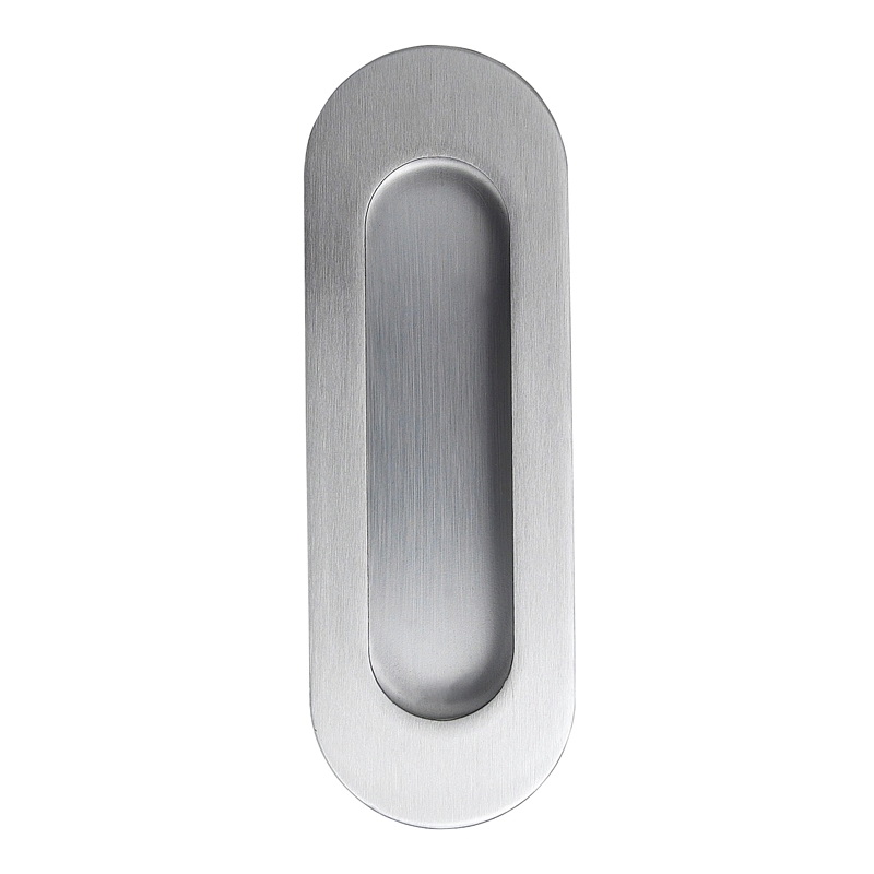 Oval Concealed Fix Flushpull 120 x 40mm Stainless Steel Oval Concealed Fix Flushpull 120 x 40mm Stainless Steel