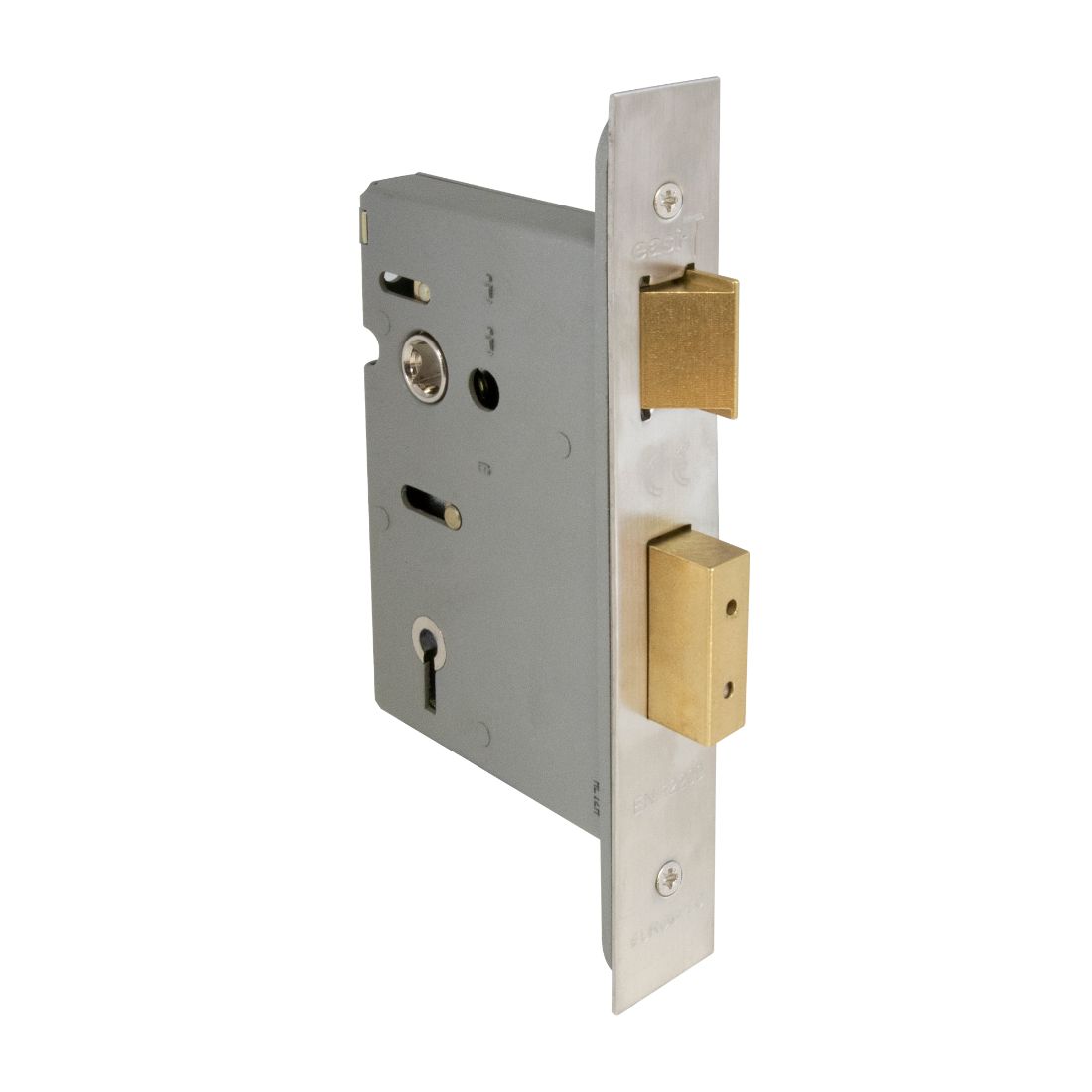 Lever Mortice Lock 57mm 5 Lever 78mm Case Stainless Steel 1104-SS Lever Mortice Lock 57mm 5 Lever 78mm Case Stainless Steel 1104-SS