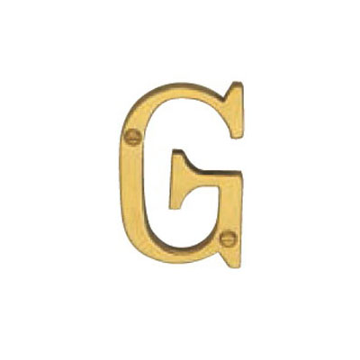 Hardware Victorian Letter G Polished Brass 50mm Hardware Victorian Letter G Polished Brass 50mm