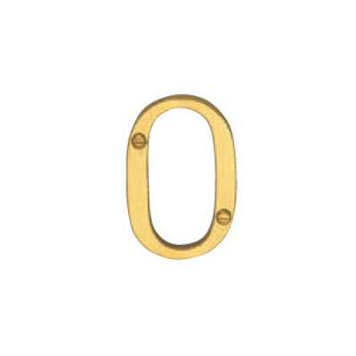 Hardware Victorian Letter O Polished Brass 50mm Hardware Victorian Letter O Polished Brass 50mm