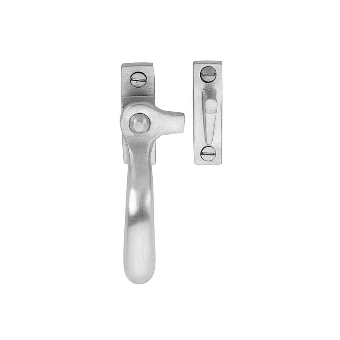 Split Rail Fastener Left Hand Satin Chrome 5195L-SC Split Rail Fastener Left Hand Satin Chrome 5195L-SC