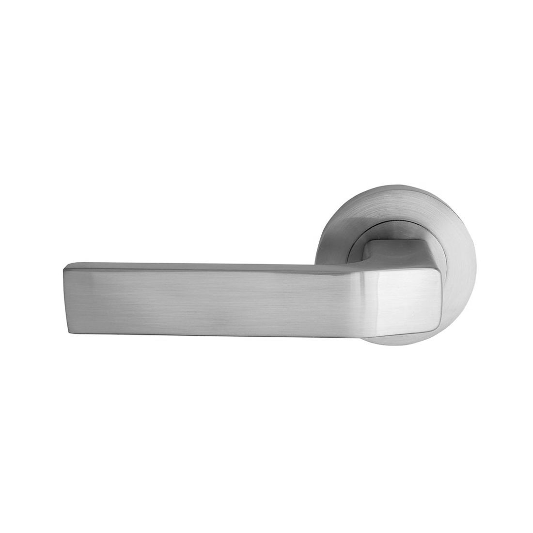 Astron Qube Lever Set Satin Chrome Astron Qube Lever Set Satin Chrome