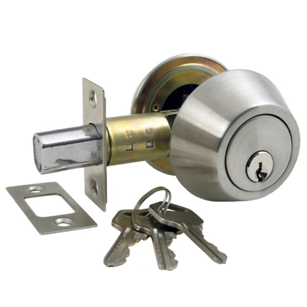 Double Cylinder Deadbolt Stainless Steel Double Cylinder Deadbolt Stainless Steel