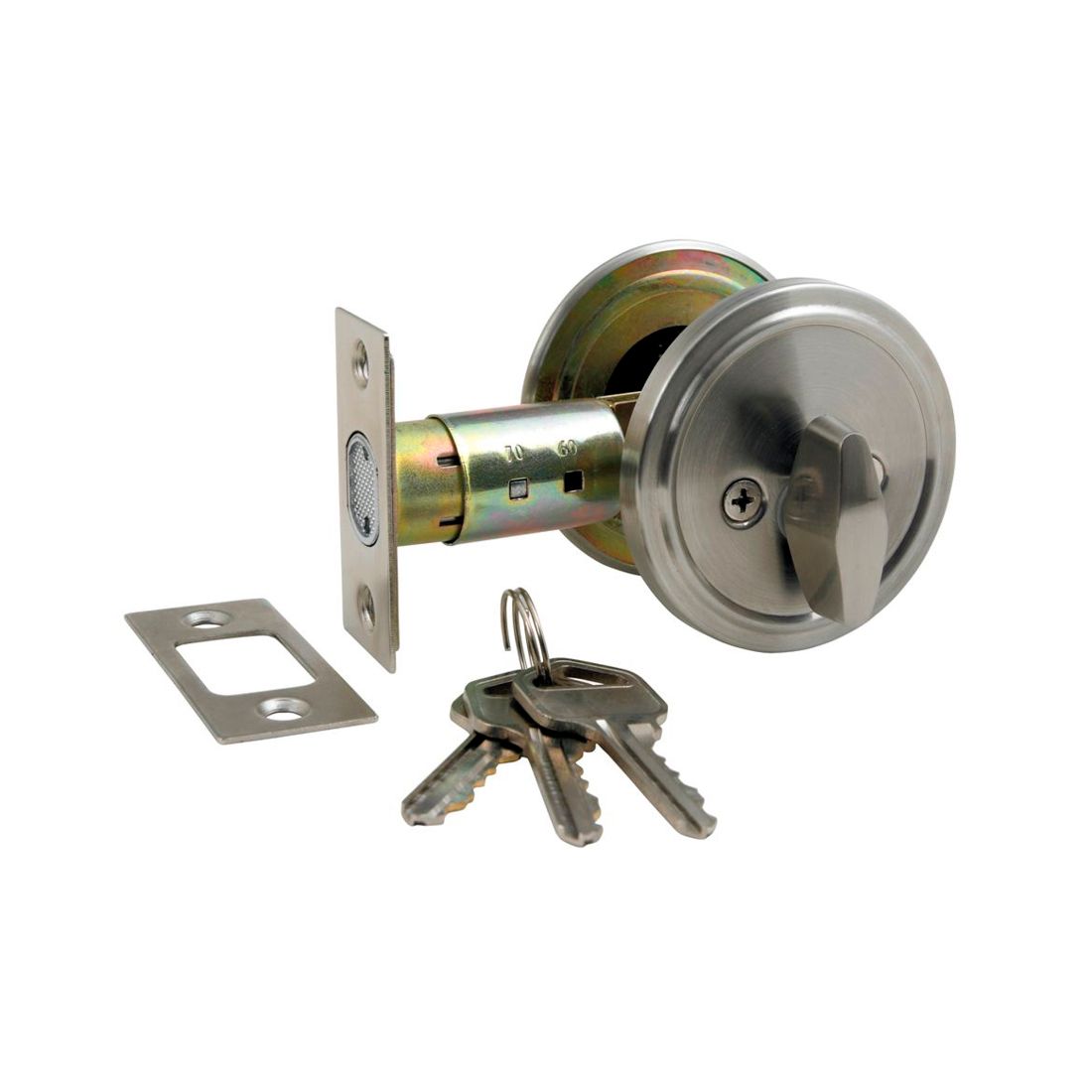 Key/Turn Deadbolt KA Stainless Steel Key/Turn Deadbolt KA Stainless Steel