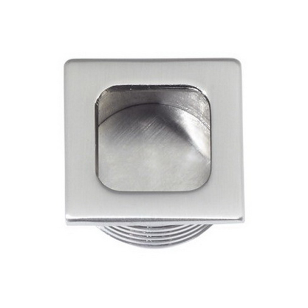 Edgepull Square 25 x 25mm Satin Chrome Edgepull Square 25 x 25mm Satin Chrome