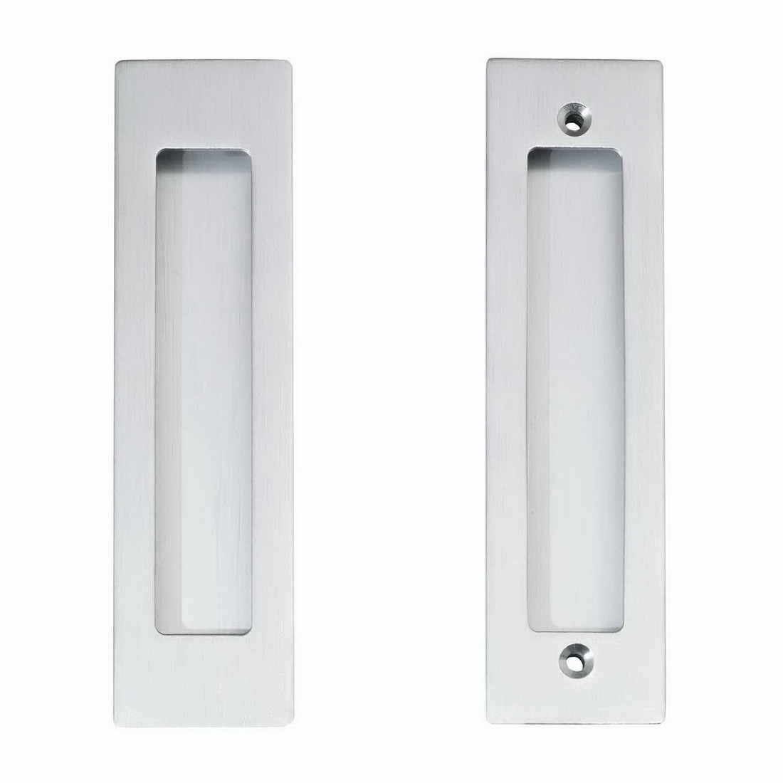 158 x 42mm Flushpull 128mm CRS Satin Chrome 158 x 42mm Flushpull 128mm CRS Satin Chrome
