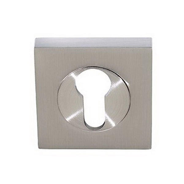 Futura Elite Square Euro Escutcheon 54 x 54 x 10mm Brushed Nickel Pair 9045-BN Futura Elite Square Euro Escutcheon 54 x 54 x 10mm Brushed Nickel Pair 9045-BN