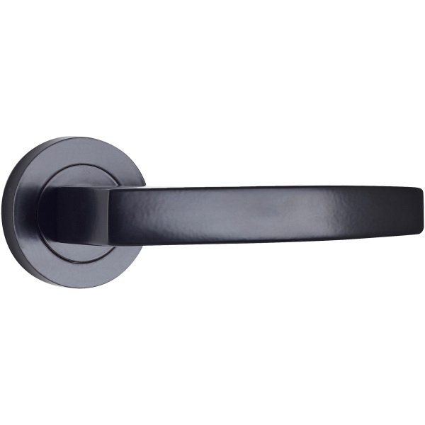 Corbel Futura Round Integrated Privacy Set Matt Black Corbel Futura Round Integrated Privacy Set Matt Black