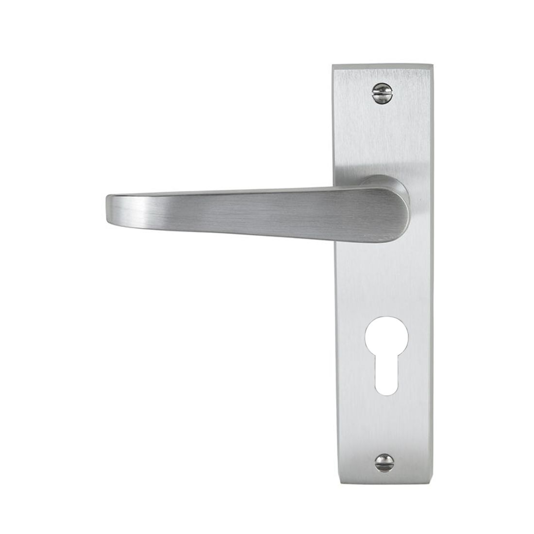 Belmont Lever Lock Euro 48mm Satin Chrome Belmont Lever Lock Euro 48mm Satin Chrome
