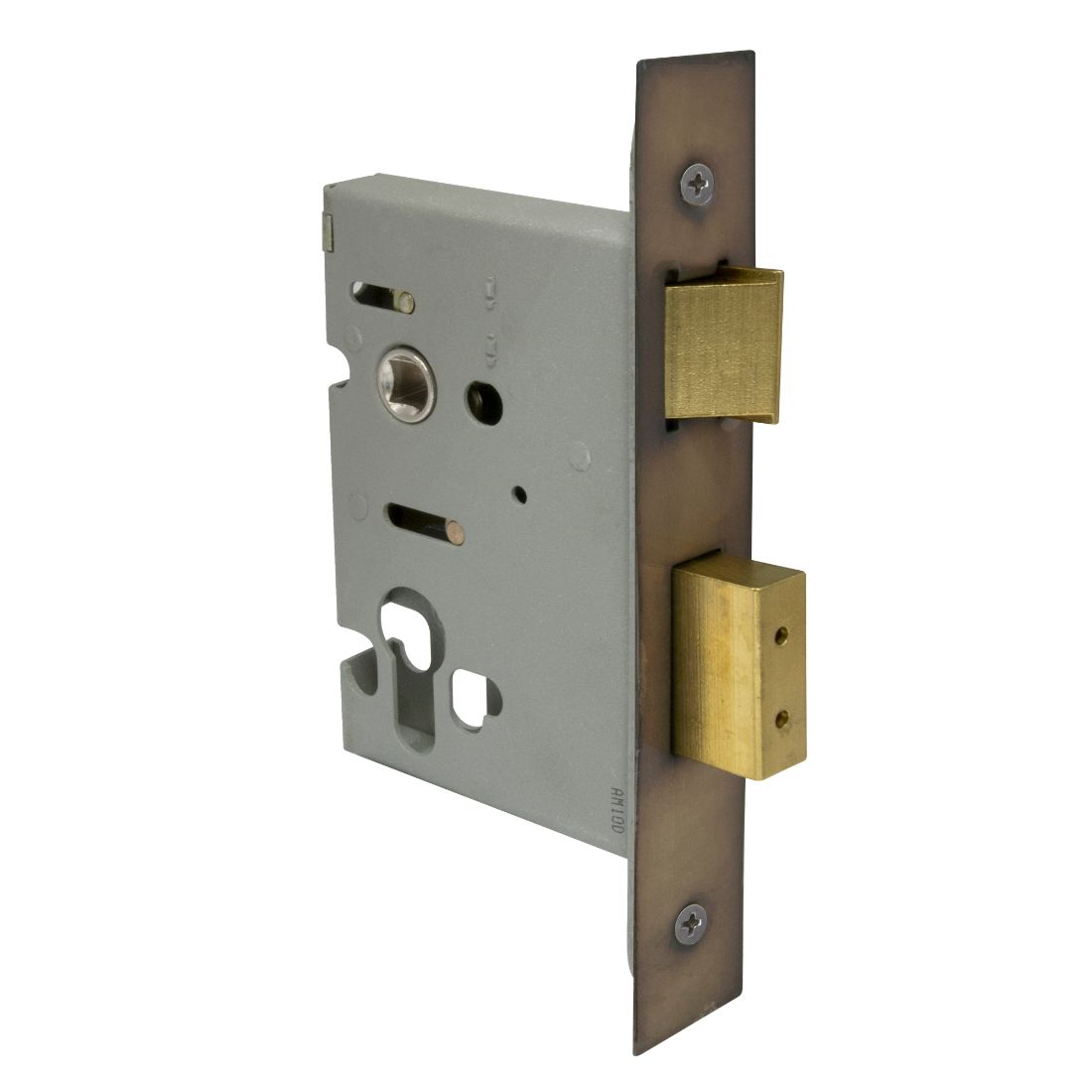 Euro Mortice Lock 57mm 78mm Case Natural Bronze 1115-NB Euro Mortice Lock 57mm 78mm Case Natural Bronze 1115-NB