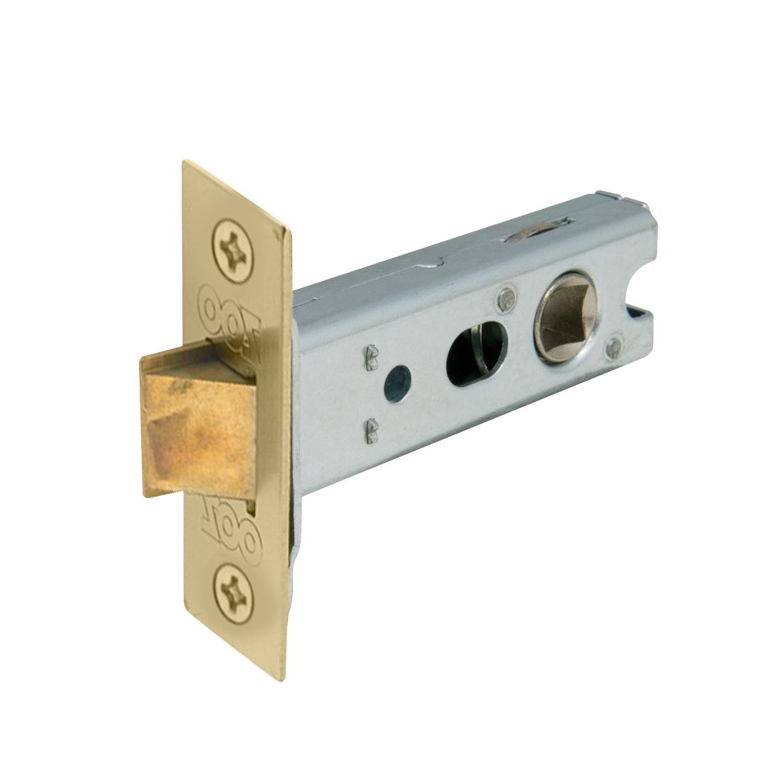 57mm Heavy Sprung Tubular Latch 77mm c/s Polished Brass 57mm Heavy Sprung Tubular Latch 77mm c/s Polished Brass