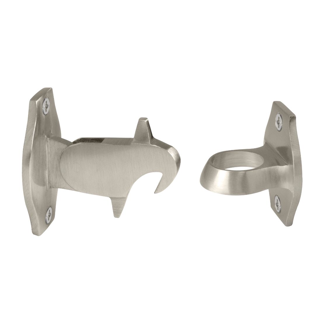 Auto Door Holder Brushed Nickel Auto Door Holder Brushed Nickel