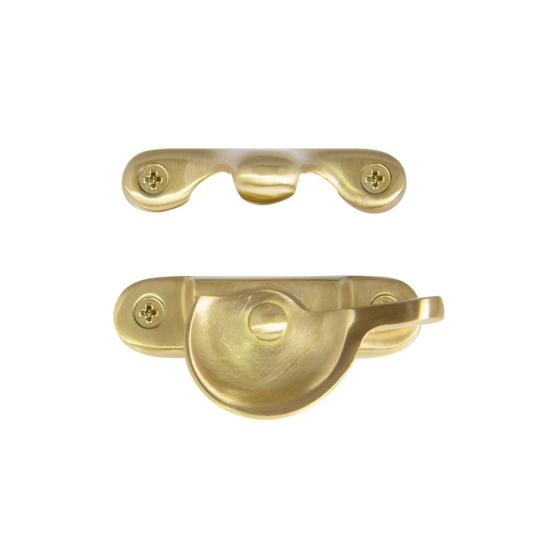 Sash Fastener Satin Brass 5025-SB Sash Fastener Satin Brass 5025-SB