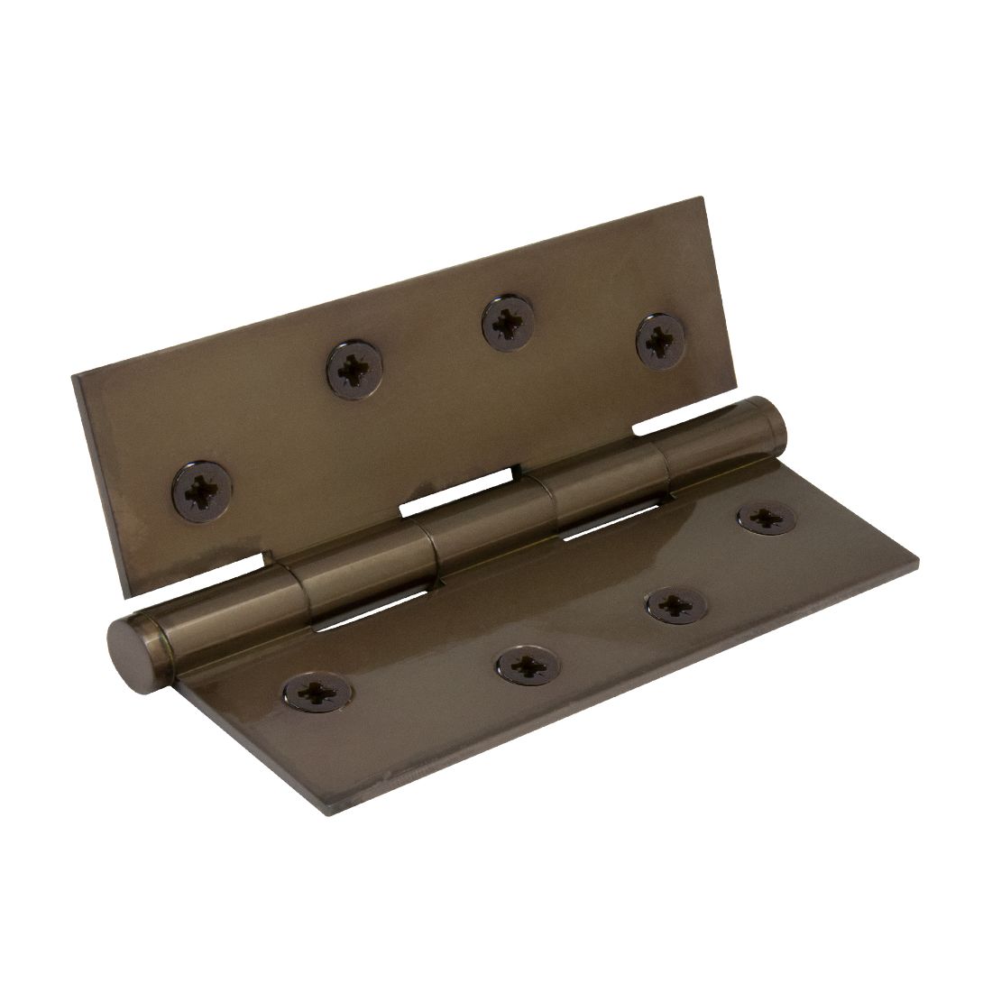Hinge Brass Fixedpin Flat Tip 101.6 x 76.2 Antique Bronze Hinge Brass Fixedpin Flat Tip 101.6 x 76.2 Antique Bronze
