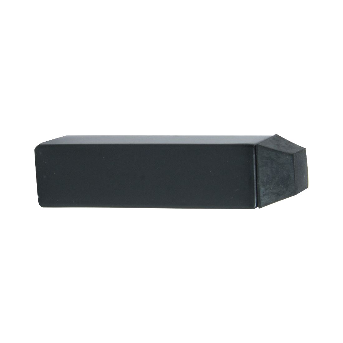80mm Square Doorstop Skirting Mount Black 80mm Square Doorstop Skirting Mount Black