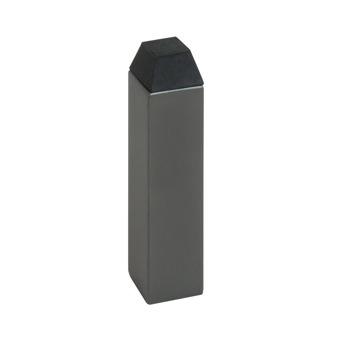 Square Door Stop 80mm Matt Black Concealed Skirt Mount Square Door Stop 80mm Matt Black Concealed Skirt Mount
