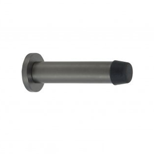 85mm Doorstop Concealed Skirting Fix Graphite Nickel 85mm Doorstop Concealed Skirting Fix Graphite Nickel