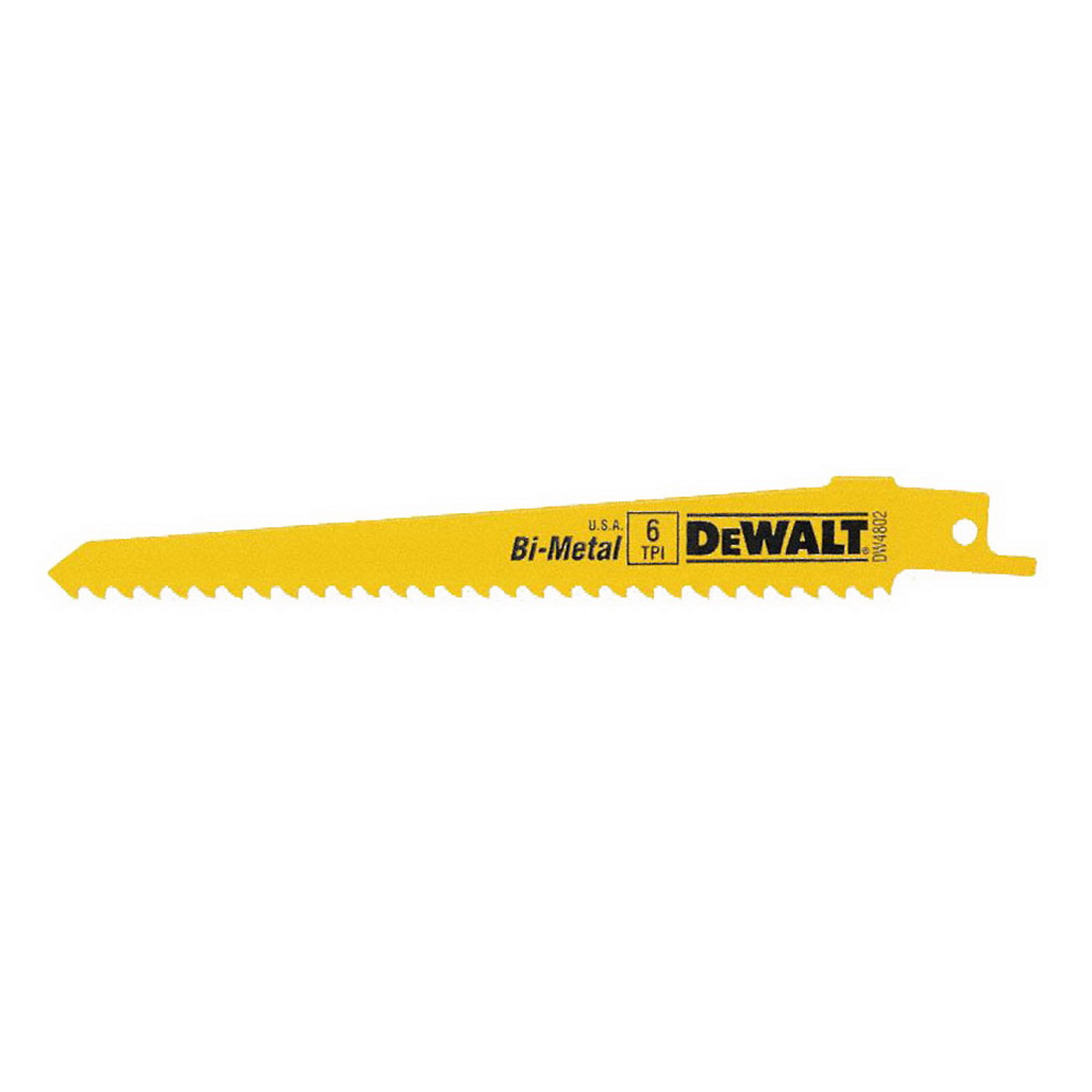 6 x 3/4 inch 6TPI Universal Shank Reciprocating Saw Blade Bi-Metal 5 Pack 6 x 3/4 inch 6TPI Universal Shank Reciprocating Saw Blade Bi-Metal 5 Pack