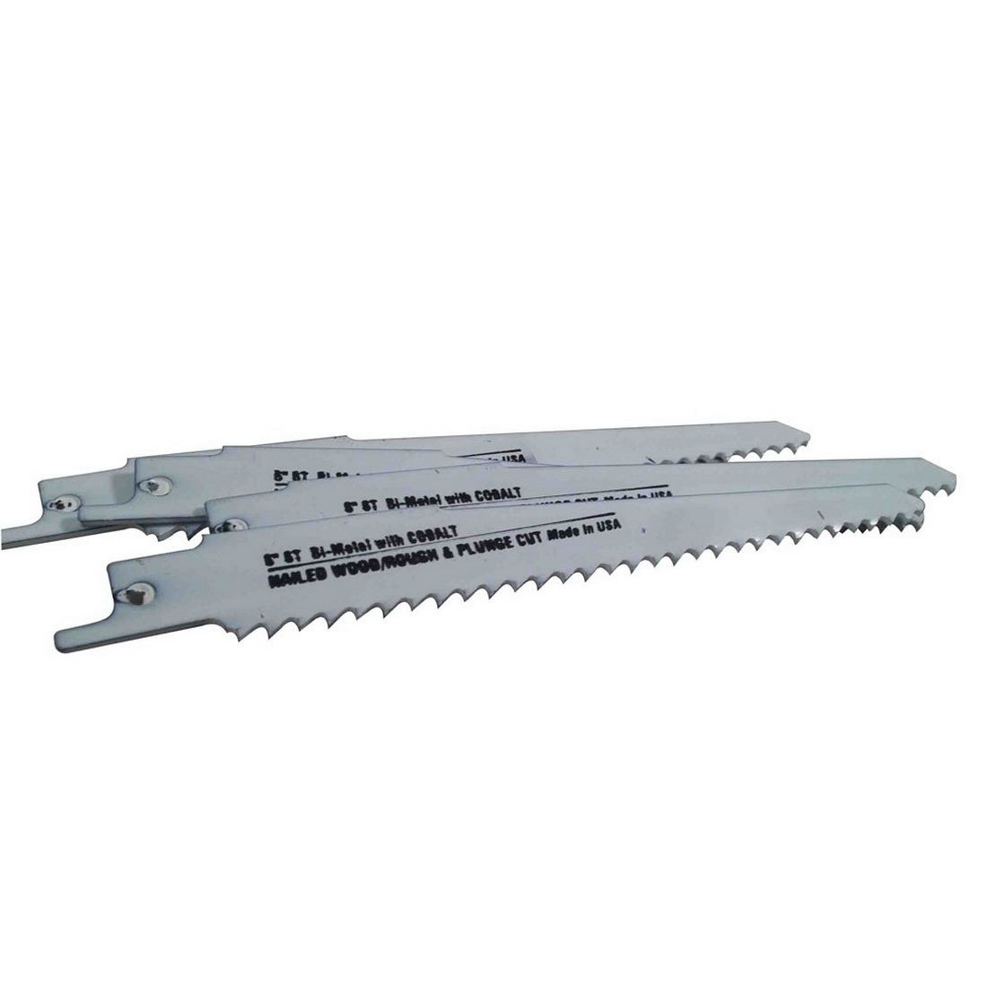 6 x 3/4 x 0.05in 6TPI Universal Shank Reciprocating Saw Blade Bi-Metal 5 pack 6 x 3/4 x 0.05in 6TPI Universal Shank Reciprocating Saw Blade Bi-Metal 5 pack