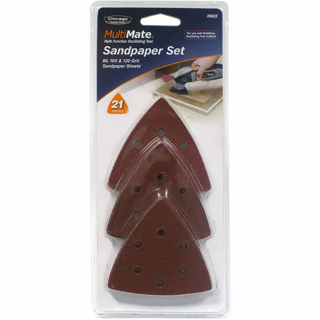 Multimate Sandpaper Sheet Set For 39620 80/100/120 Grit Multimate Sandpaper Sheet Set For 39620 80/100/120 Grit