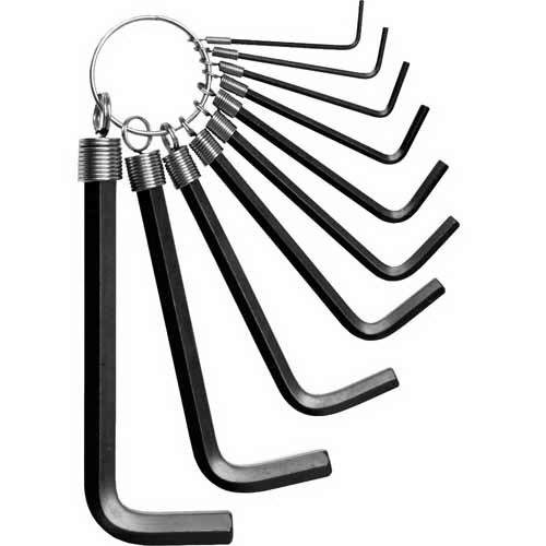 10-Piece Hex Key Set Chrome Vanadium Steel 10-Piece Hex Key Set Chrome Vanadium Steel