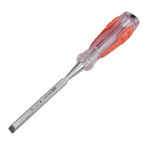 Pro Thru-Tang Chisel 10mm Steel Blade Red & Silver 300-2102 Pro Thru-Tang Chisel 10mm Steel Blade Red & Silver 300-2102