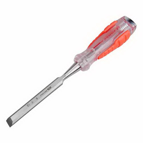 Pro Thru-Tang Chisel 13mm Steel Blade Red & Silver 300-2103 Pro Thru-Tang Chisel 13mm Steel Blade Red & Silver 300-2103