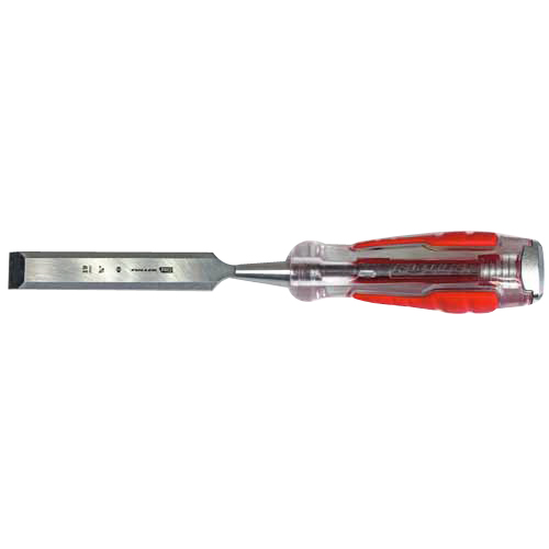 Pro Thru-Tang Chisel 19mm Steel Blade Red & Silver 300-2104 Pro Thru-Tang Chisel 19mm Steel Blade Red & Silver 300-2104