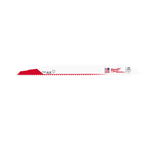 Sawzall THE AX Tapered Reciprocating Saw Blade 300mm 5 TPI 5 Pack Sawzall THE AX Tapered Reciprocating Saw Blade 300mm 5 TPI 5 Pack