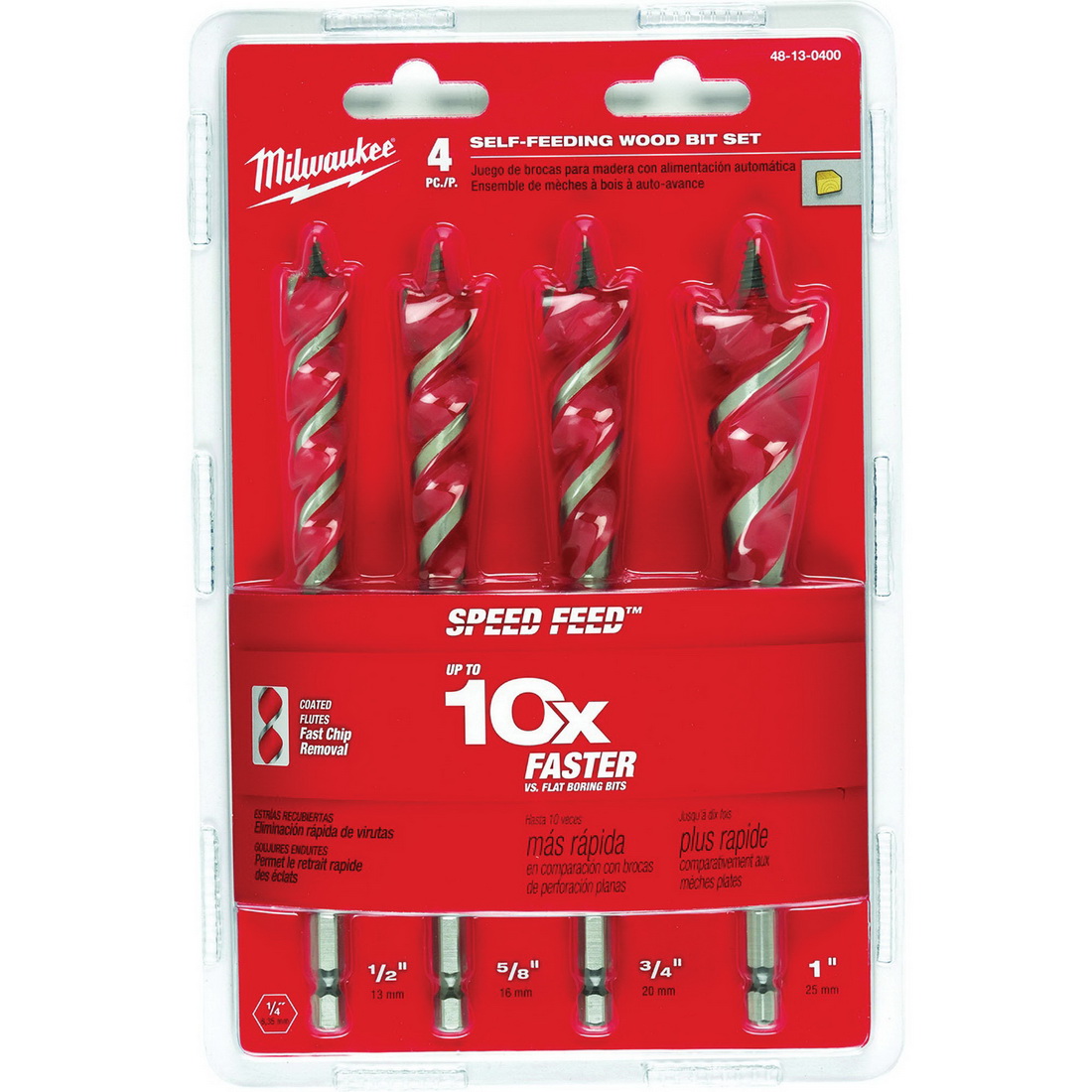 Speedfeed Wood Bit Kit 4 Piece Speedfeed Wood Bit Kit 4 Piece