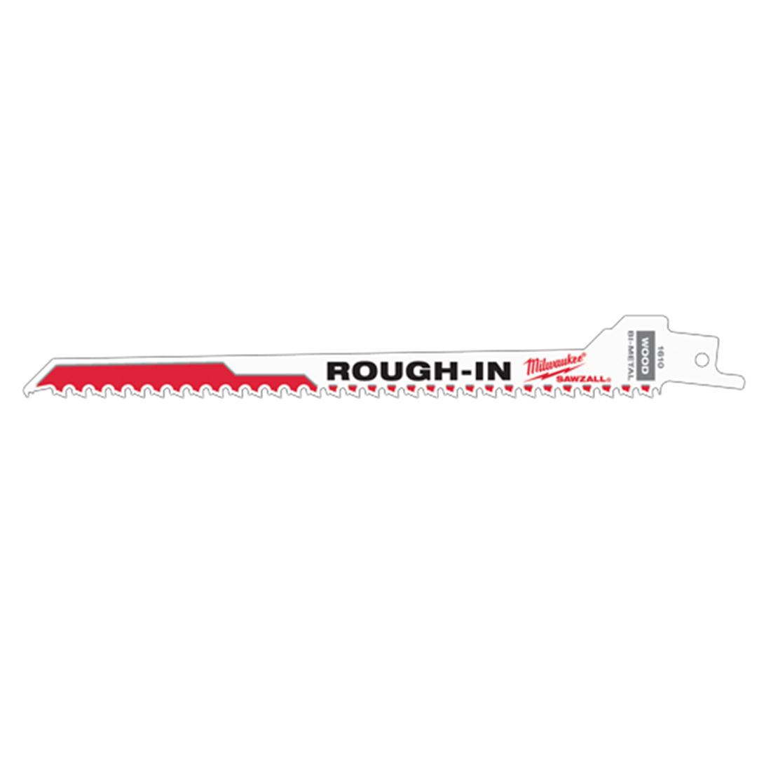 SAWZALL Rough-In Tapered Reciprocating Saw Blade 7-3/8 x 1/2inch 5 TPI Bi-Metal 5 pack 48001610 SAWZALL Rough-In Tapered Reciprocating Saw Blade 7-3/8 x 1/2inch 5 TPI Bi-Metal 5 pack 48001610