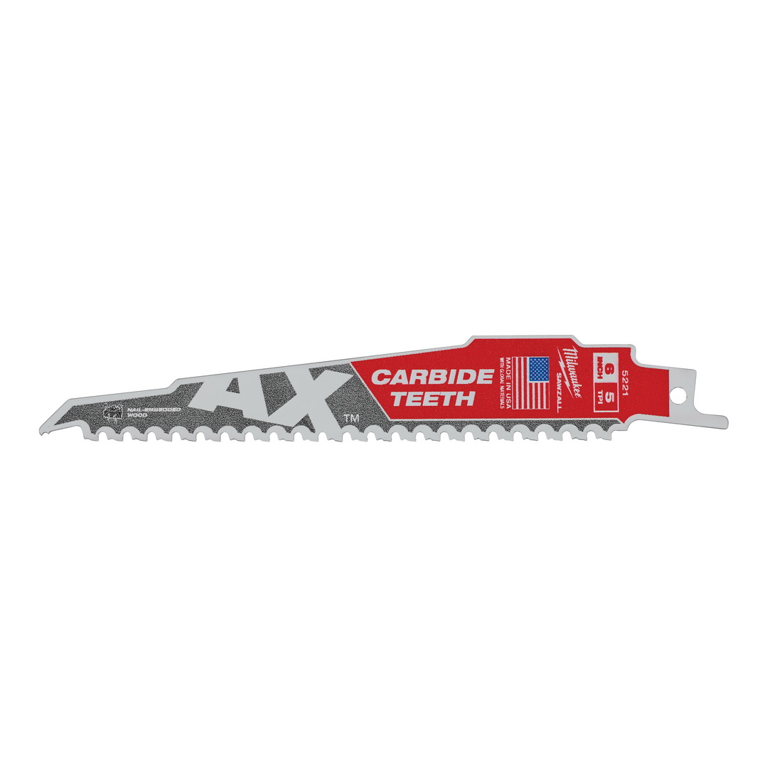 SAWZALL Carbide Blade 150mm 5TPI SAWZALL Carbide Blade 150mm 5TPI