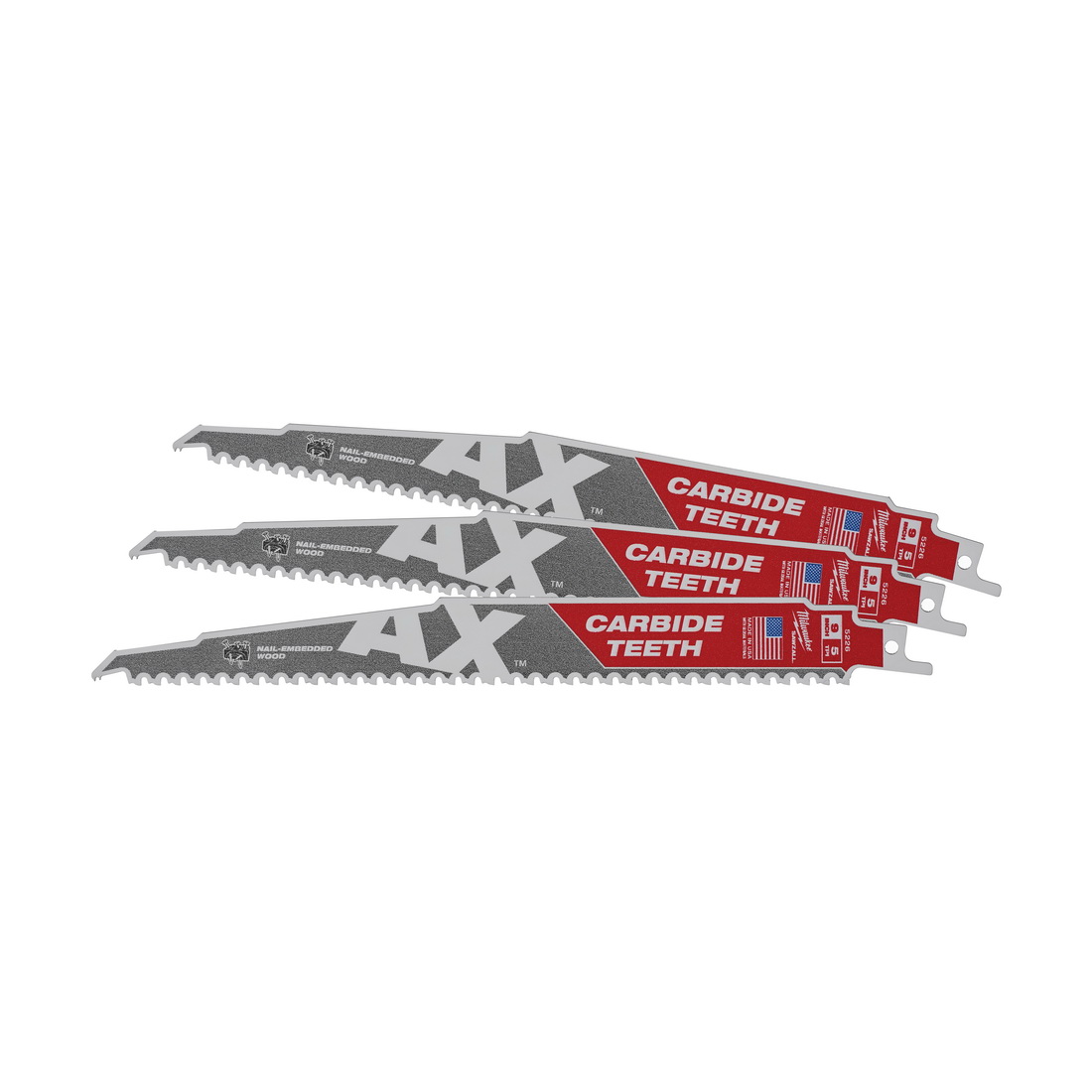 SAWZALL THE AX Carbide Teeth Blade 230mm 5 TPI SAWZALL THE AX Carbide Teeth Blade 230mm 5 TPI