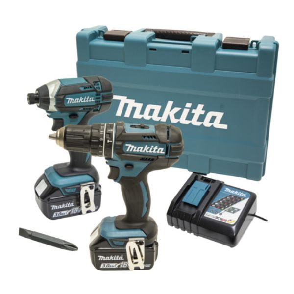 2 Piece 18V 3Ah Cordless Hammer Drill Driver/Impact Driver Kit 2 Piece 18V 3Ah Cordless Hammer Drill Driver/Impact Driver Kit