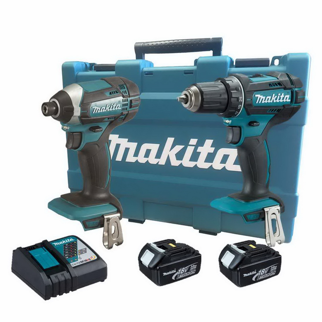 18V 3Ah 2 Piece Li-Ion Drill Driver & Impact Driver Kit 18V 3Ah 2 Piece Li-Ion Drill Driver & Impact Driver Kit