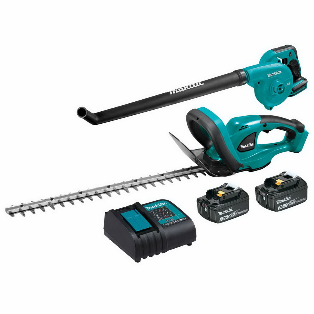 Lxt Li-Ion Hedge Trimmer & Blower Combo Kit 18V 3Ah Lxt Li-Ion Hedge Trimmer & Blower Combo Kit 18V 3Ah