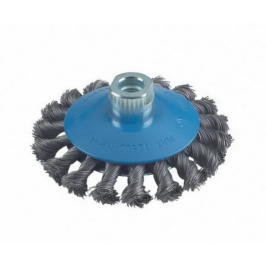 Knotted Wire Tapered Wheel Brush 100 x 14 x 0.5mm 12500rpm 2608622011 Knotted Wire Tapered Wheel Brush 100 x 14 x 0.5mm 12500rpm 2608622011