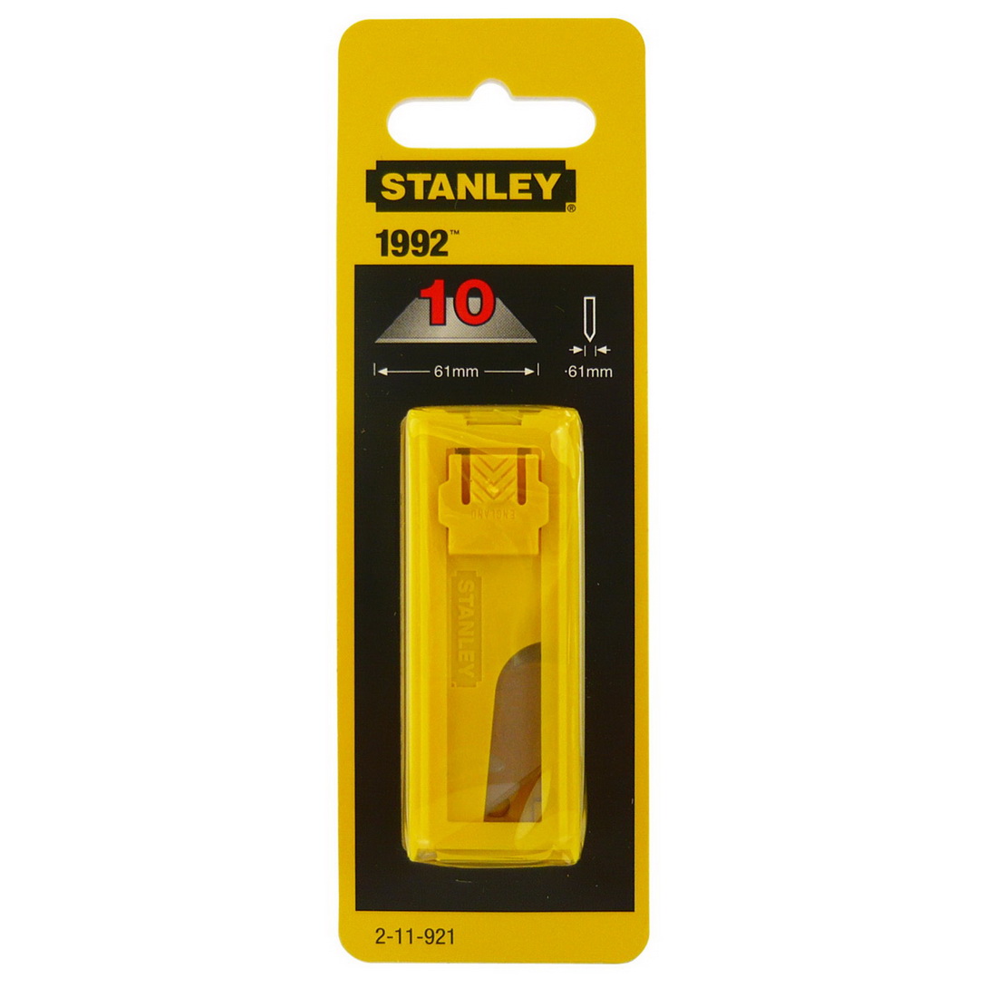 61mm 10-Piece Heavy Duty Utility Knife Blade Dispenser 61mm 10-Piece Heavy Duty Utility Knife Blade Dispenser