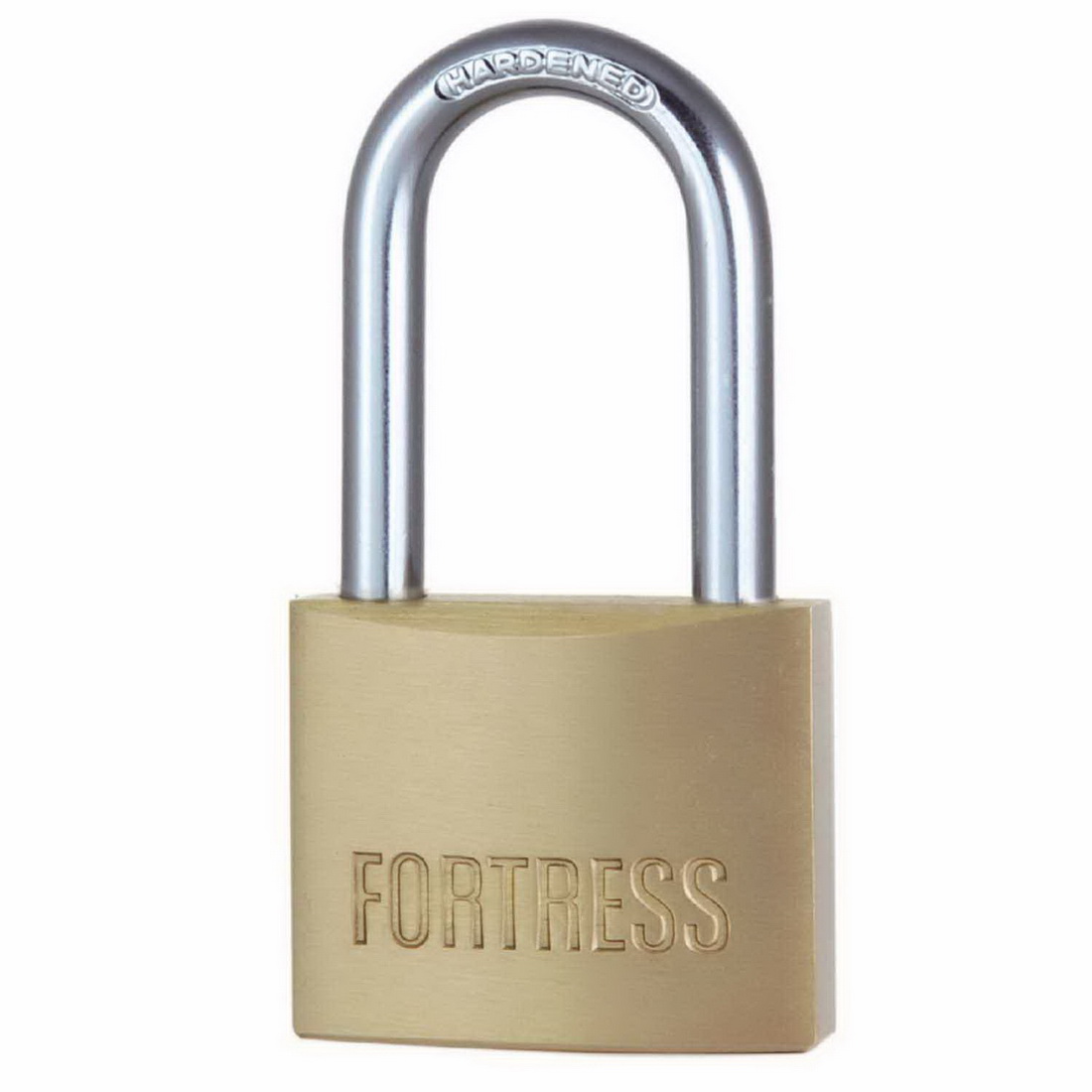 Fortress Keyed Padlock 40mm Solid Brass Long FM1840DLFAU Fortress Keyed Padlock 40mm Solid Brass Long FM1840DLFAU