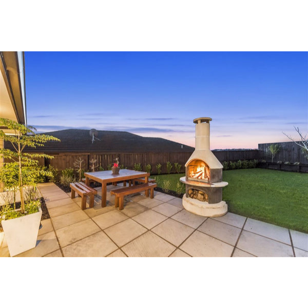 Rondo Grey Outdoor Fireplace BBQ HBBRG PlaceMakers NZ