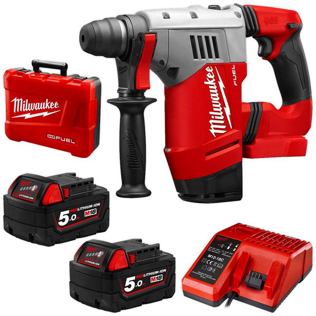 M18 FUEL SDS Plus Cordless Rotary Hammer Combo Kit 28mm 5.0Ah M18 FUEL SDS Plus Cordless Rotary Hammer Combo Kit 28mm 5.0Ah