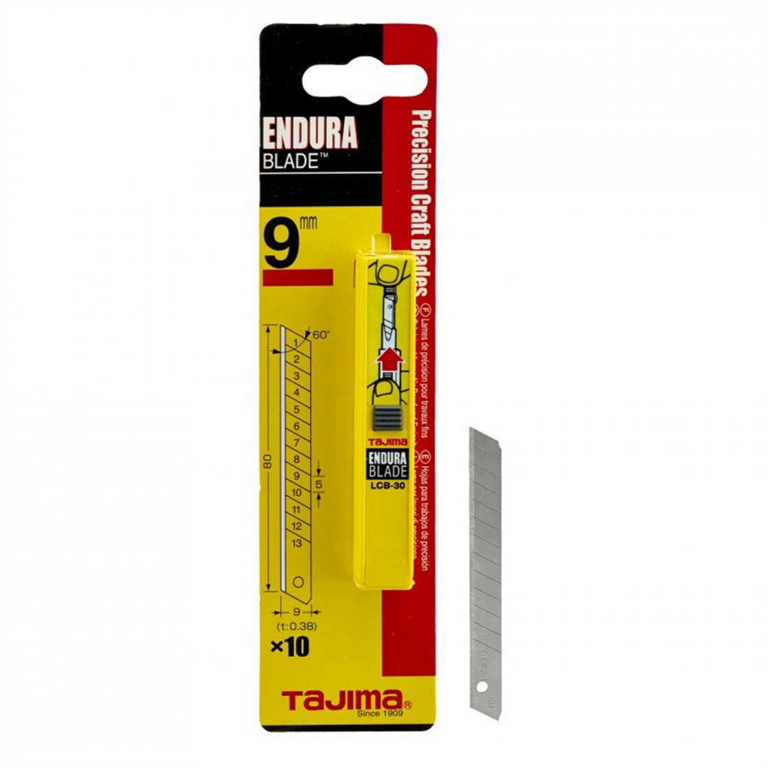 Endura-Blade Light Duty Cutter Knife Blade For LC302/303 10 pack LCB30 Endura-Blade Light Duty Cutter Knife Blade For LC302/303 10 pack LCB30