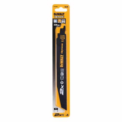 Extreme 228mm 10Tpi Reciprocating Saw Blade Hss 5 Pack Extreme 228mm 10Tpi Reciprocating Saw Blade Hss 5 Pack
