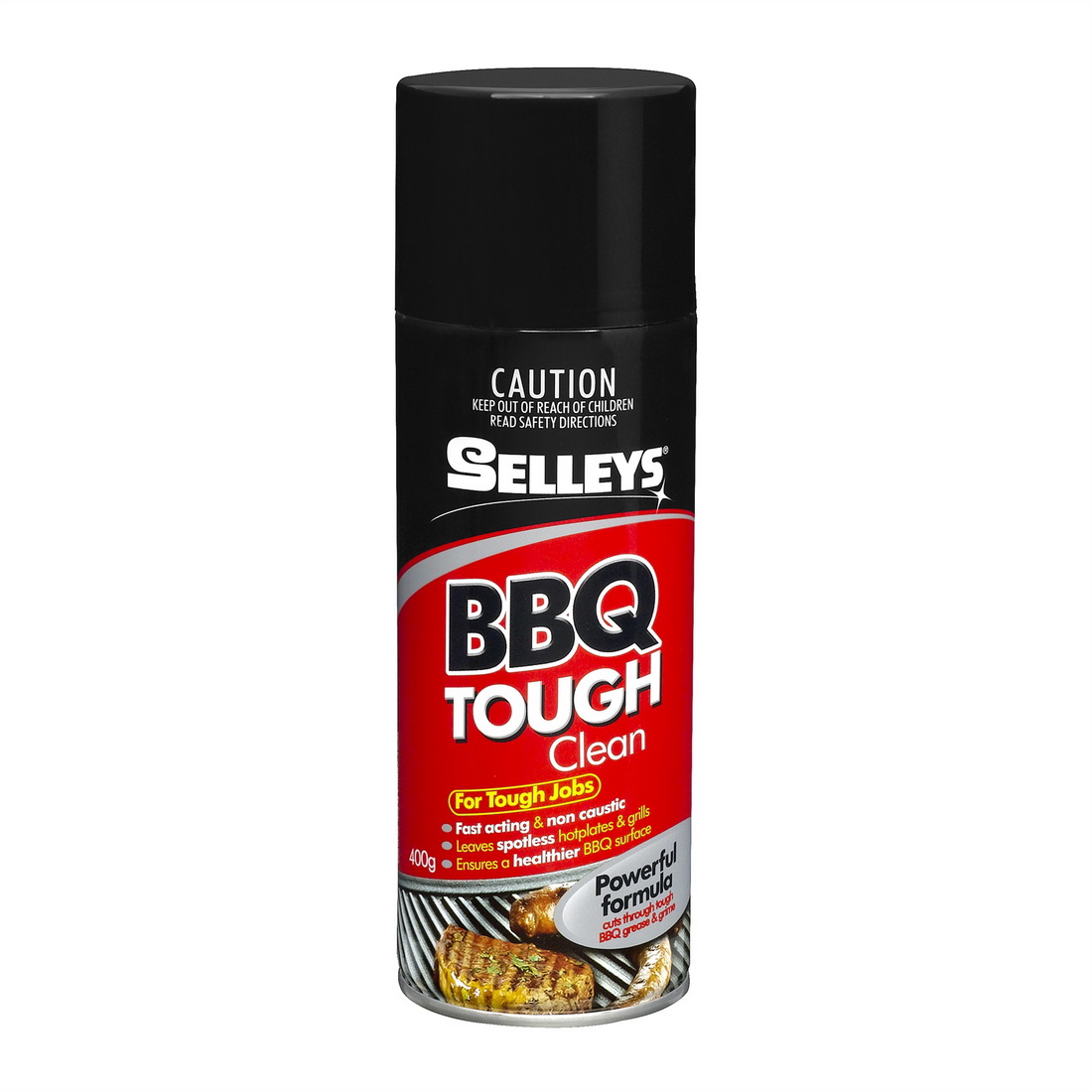 BBQ Tough Clean 400g Aerosol White BBQ 400G BBQ Tough Clean 400g Aerosol White BBQ 400G