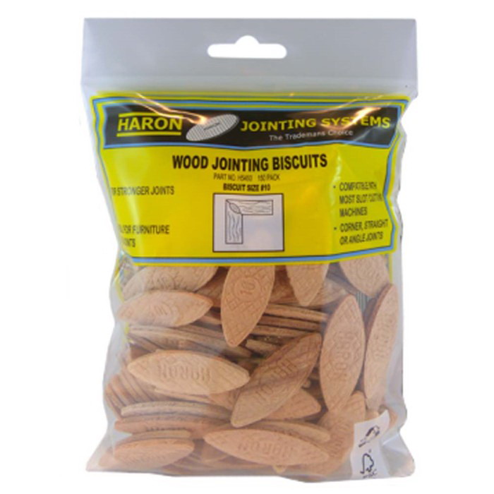 Wood Jointing Biscuits Size 10 50-Pack FGH5462 Wood Jointing Biscuits Size 10 50-Pack FGH5462