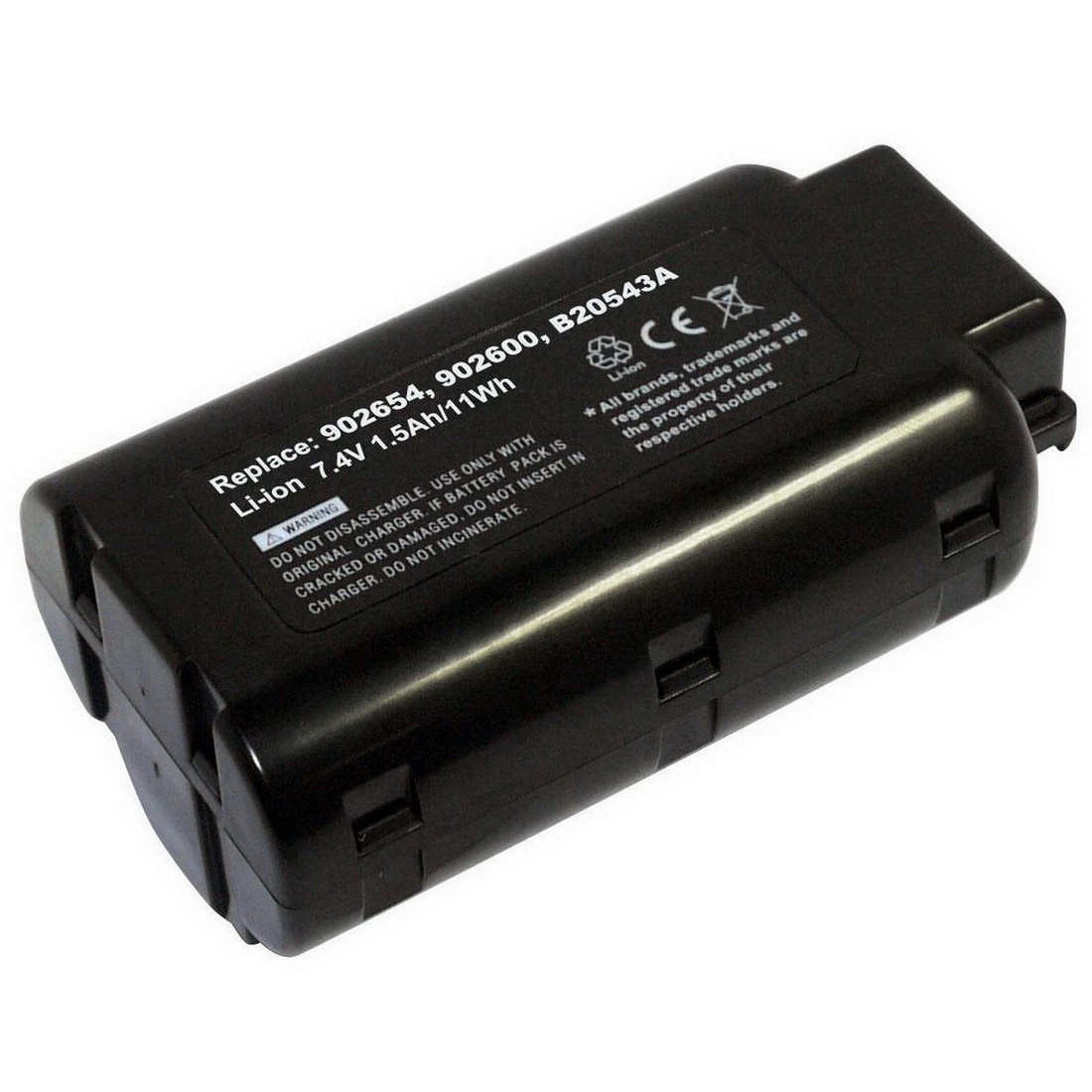 Impulse 7.4V 1500mAh Lithium-Ion Tool Battery Black Impulse 7.4V 1500mAh Lithium-Ion Tool Battery Black