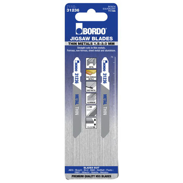 T-Shank Jig Saw Blade for Fibre Cement Sheet up to 1.5-3mm 2 pack T-Shank Jig Saw Blade for Fibre Cement Sheet up to 1.5-3mm 2 pack