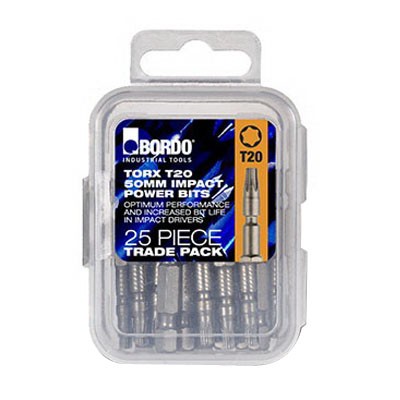 No.20 Torx 50mm Impact Power Bit 25 pack No.20 Torx 50mm Impact Power Bit 25 pack